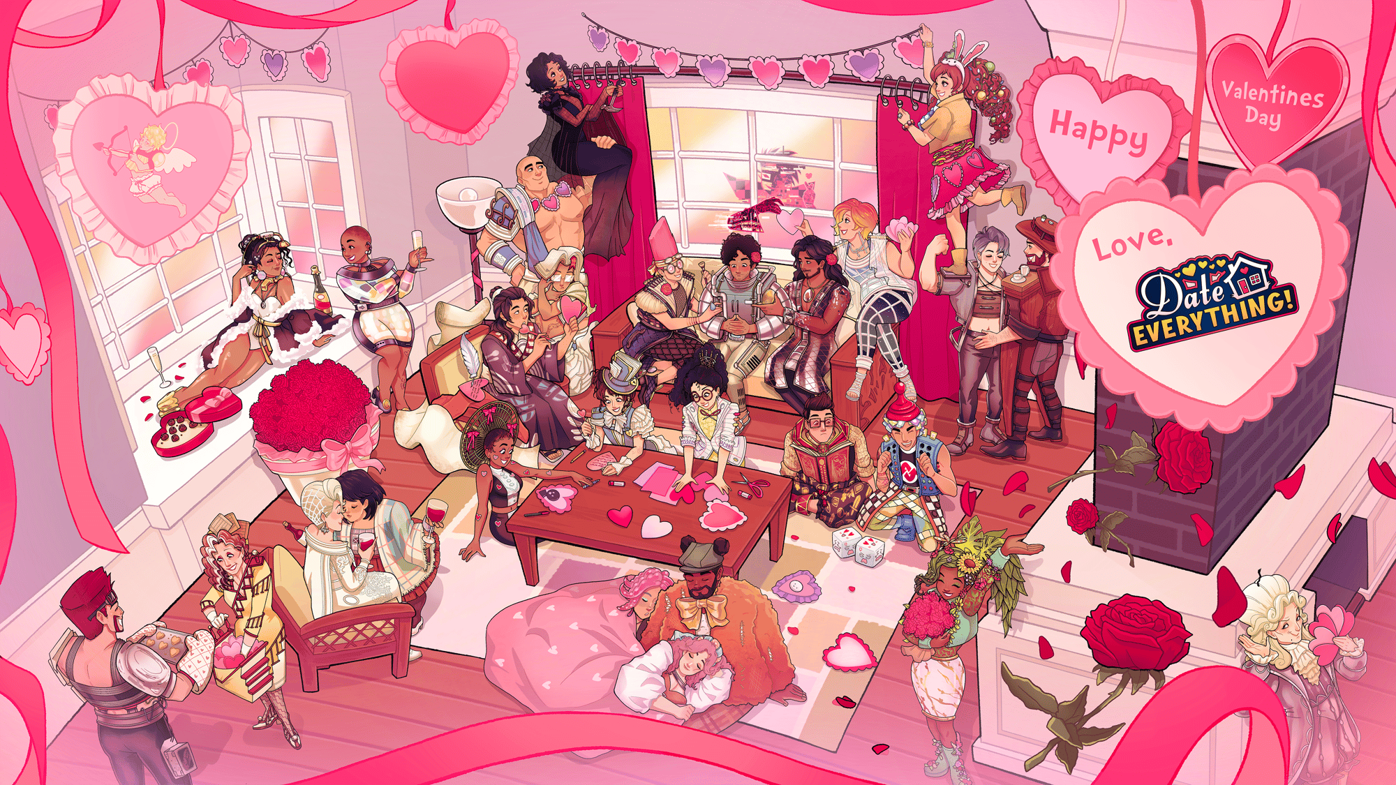 Date Everything Valentines Wallpaper