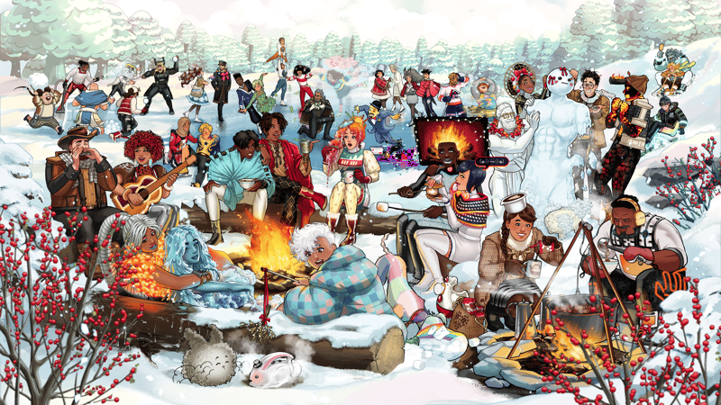 Date Everything Winter Artwork